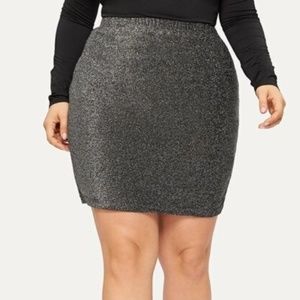 1x Elastic Glitter Skirt